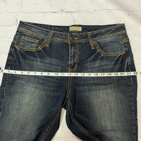 EARL JEANS straight fit dark wash denim women’s pants in size 12 western EUC - Picture 6 of 13
